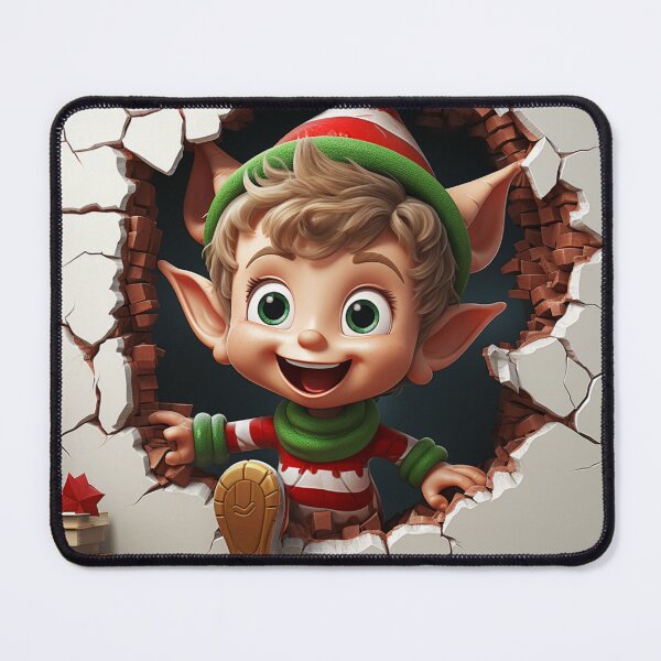 Item preview, A Christmas Surprise: An Elf in the House!!! designed and sold by ArtGraphicStore.
