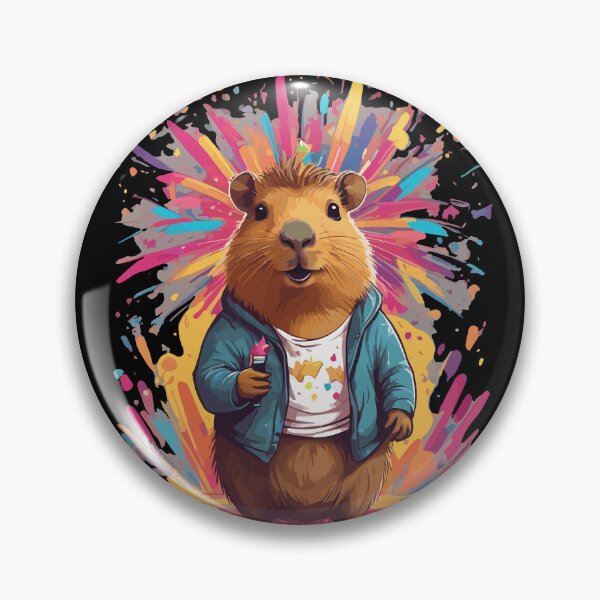 Item preview, Color the world with capybara. Capybara paint party designed and sold by twisted-dot.
