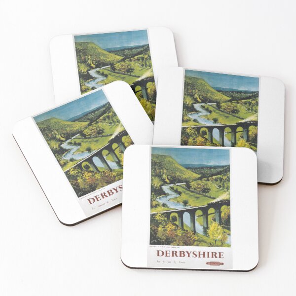 Item preview, Peak District, Derbyshire - BR, LMR - Vintage Railway Travel Poster - 1948-1965 designed and sold by BASlade93.