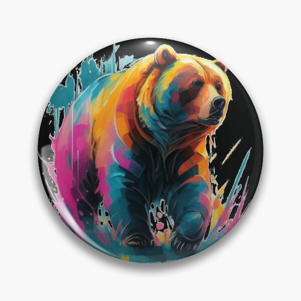Item preview, Colorful Wild Bear designed and sold by PixelRealm.