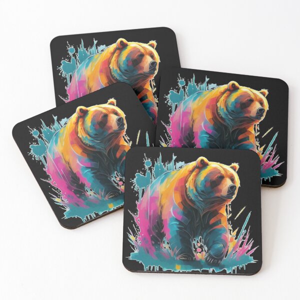 Item preview, Colorful Wild Bear designed and sold by PixelRealm.