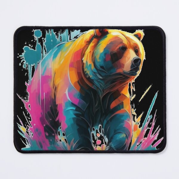 Item preview, Colorful Wild Bear designed and sold by PixelRealm.
