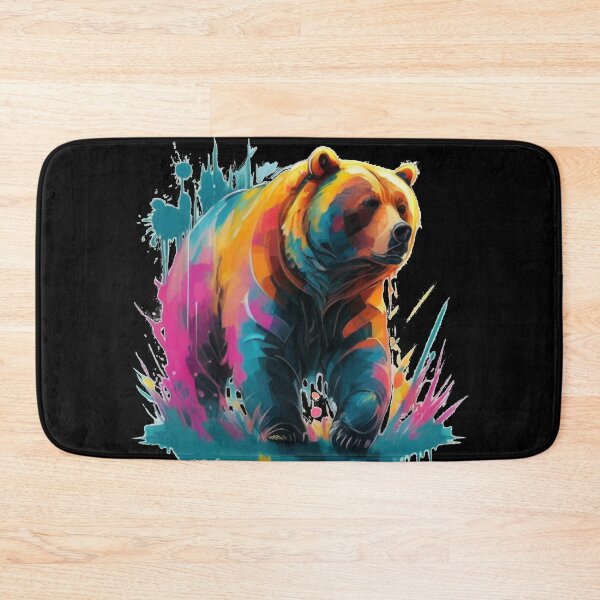 Item preview, Colorful Wild Bear designed and sold by PixelRealm.