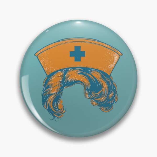 Item preview, Neuro Nurse Side Profile Retro Colors Vintage Aesthetic Nursing Appreciation Gift for her designed and sold by CORINNE W.