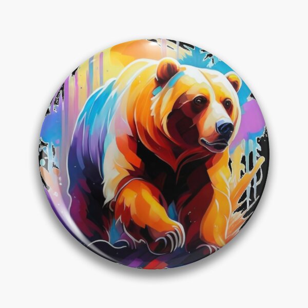 Item preview, Colorful Wild Bear designed and sold by PixelRealm.