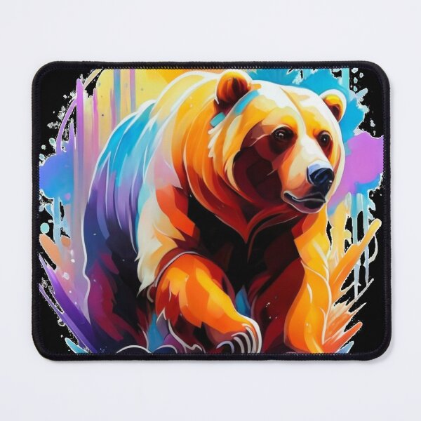 Item preview, Colorful Wild Bear designed and sold by PixelRealm.