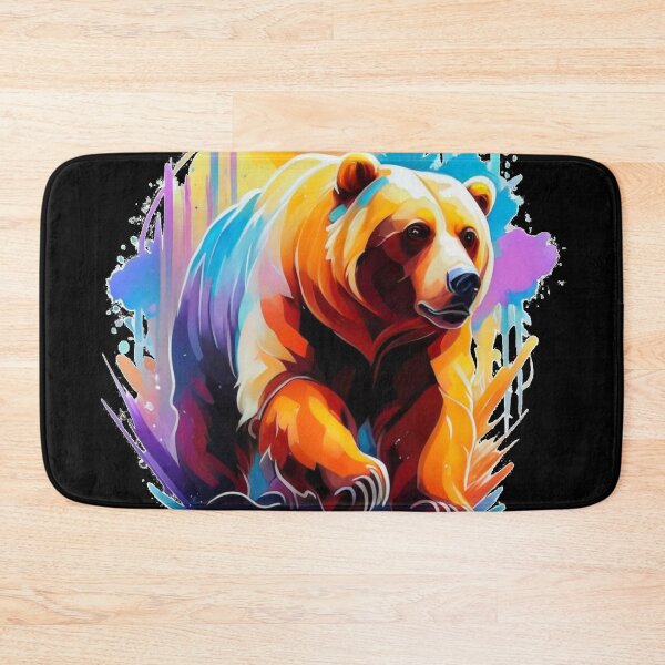 Item preview, Colorful Wild Bear designed and sold by PixelRealm.