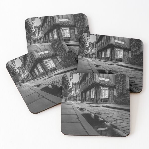 Item preview, York shambles in Black and White designed and sold by krwinterphotos.