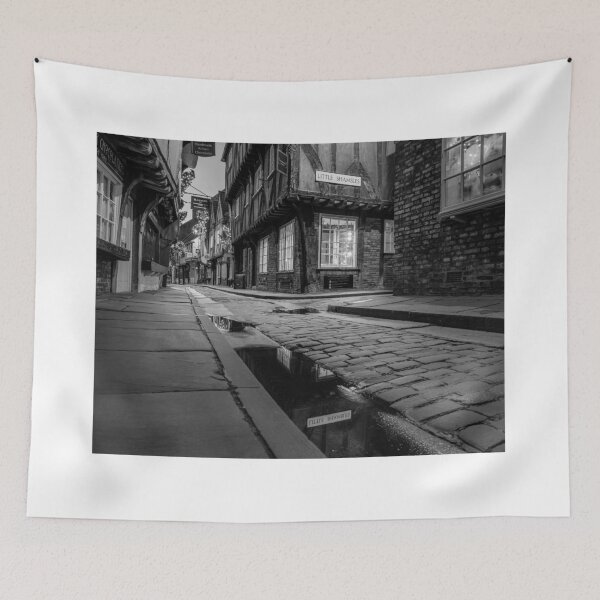 Item preview, York shambles in Black and White designed and sold by krwinterphotos.