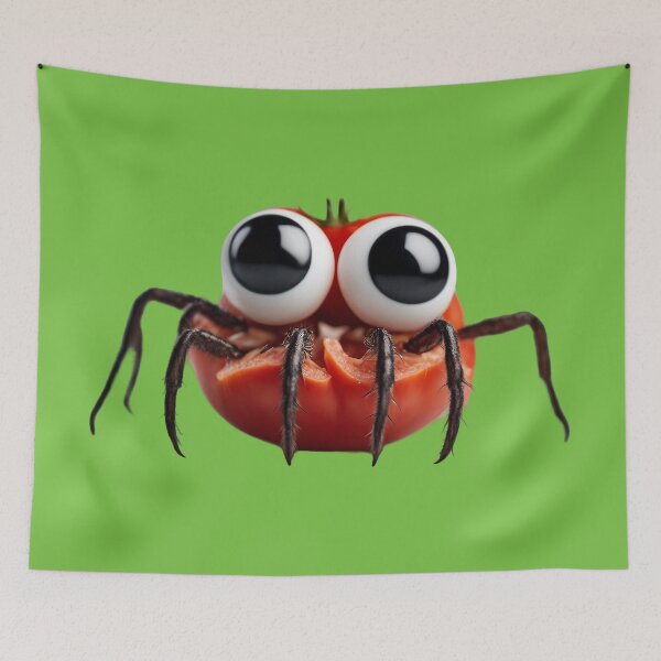 Item preview, Mary - Half monster tomato / half spider designed and sold by SheepAttack.