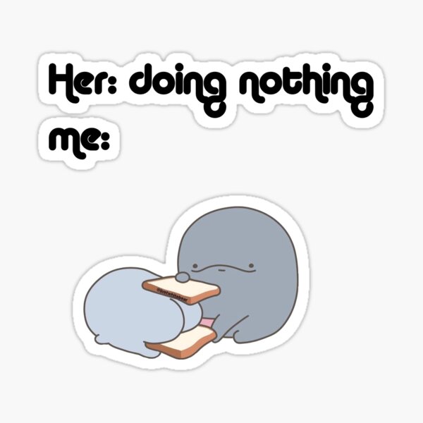 "Cartoon meme" Sticker for Sale by KodaBDark Redbubble