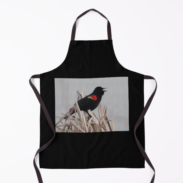 Item preview, A Red-winged Blackbird Singing in the Rushes designed and sold by Judy Geller.