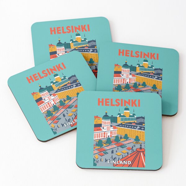 Item preview, A Vintage Travel Art of Helsinki - Finland  designed and sold by GoodOldVintage.