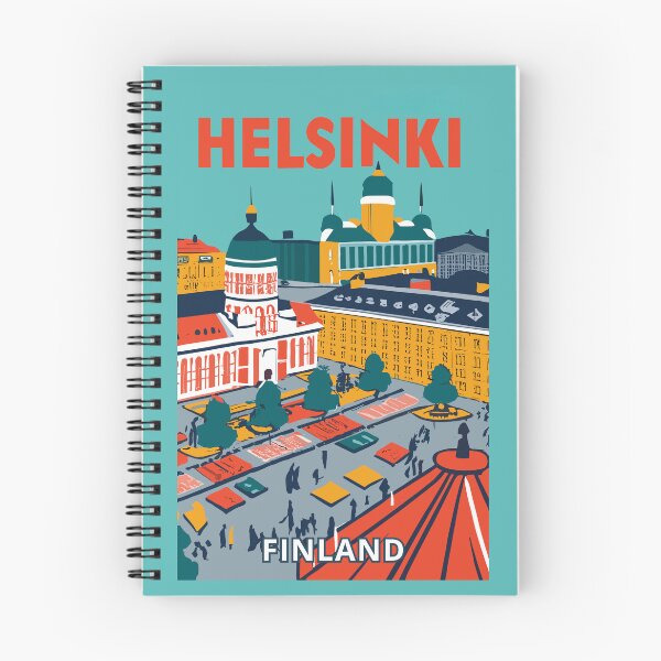 Item preview, A Vintage Travel Art of Helsinki - Finland  designed and sold by GoodOldVintage.