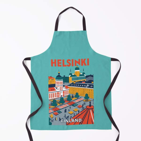 Item preview, A Vintage Travel Art of Helsinki - Finland  designed and sold by GoodOldVintage.