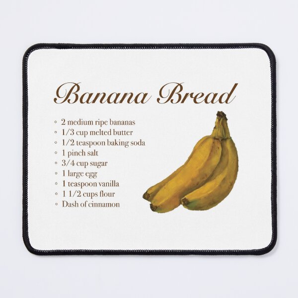 Item preview, Banana Bread Recipe designed and sold by EWB-UIUC.