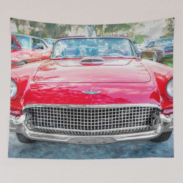 Item preview, 1957 Red Ford Thunderbird Convertible X123 designed and sold by RichFrancoCars.