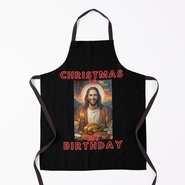 Item preview,  Christmas is Jesus Birthday  on Christmas Party funny christian gifts designed and sold by thankful-loco.