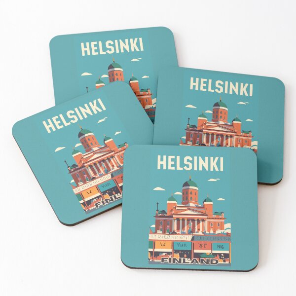 Item preview, A Vintage Travel Art of Helsinki - Finland  designed and sold by GoodOldVintage.