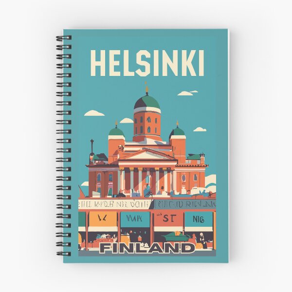 Item preview, A Vintage Travel Art of Helsinki - Finland  designed and sold by GoodOldVintage.