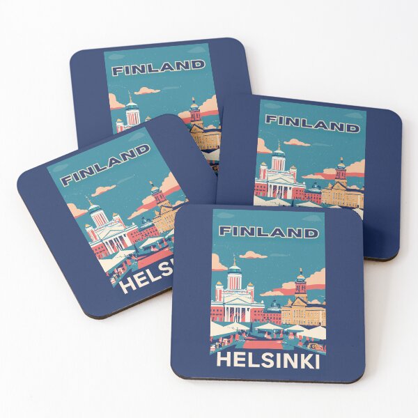 Item preview, A Vintage Travel Art of Helsinki - Finland  designed and sold by GoodOldVintage.