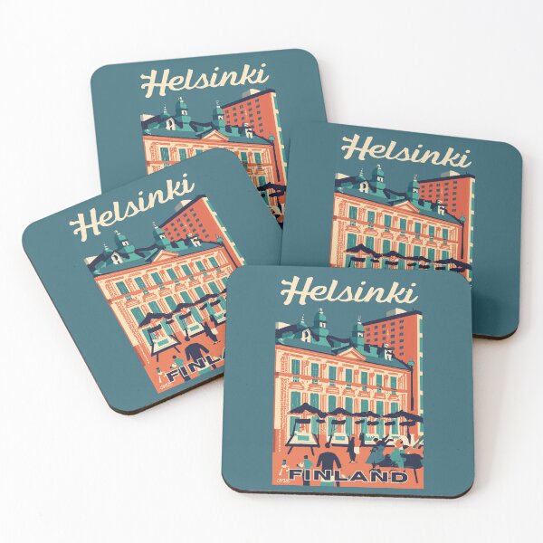 Item preview, A Vintage Travel Art of Helsinki - Finland  designed and sold by GoodOldVintage.