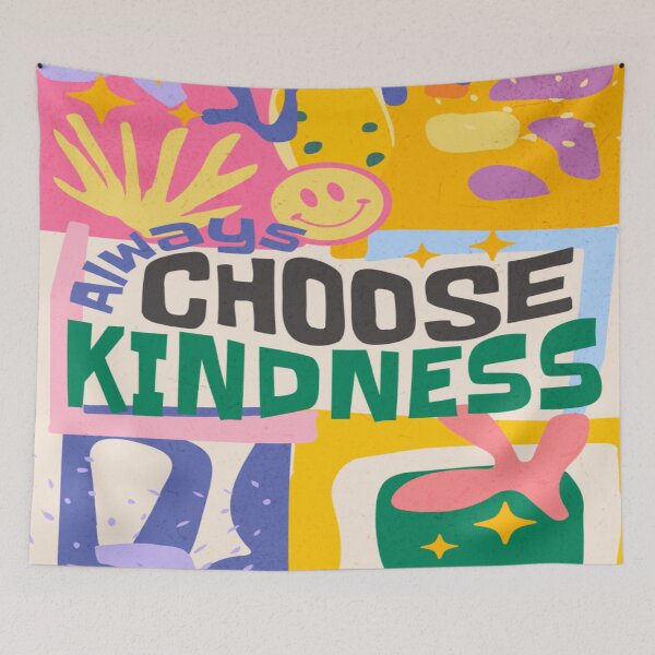 Item preview, Choose Kindness - Vibrant Inspirational Artwork designed and sold by gleefulme.
