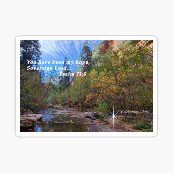 W. Fork Oak Creek Trail Sedona 6, From CelebratingChrist.com, ccnow.info Sticker