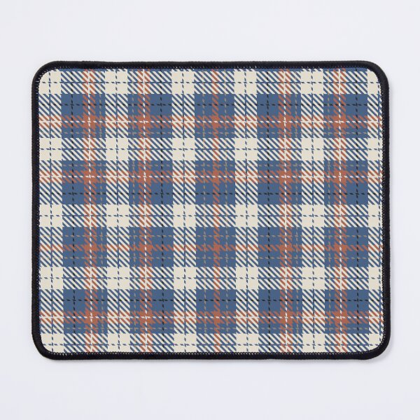 Item preview, Cozy Tartan Check Plaid - Blue and Brown designed and sold by Olena Kovalova Design.