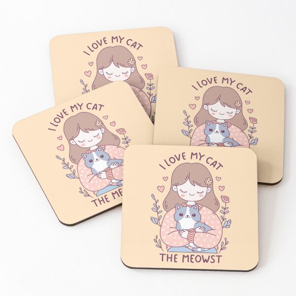 Item preview, I Love My Cat The Meowst designed and sold by krimons.