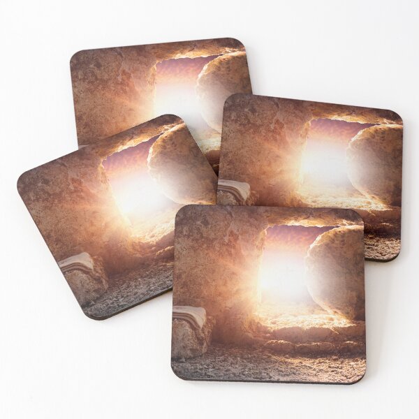 Item preview, Copy of Empty tomb of jesus at sunrise with stone background designed and sold by Modern-Tropical.