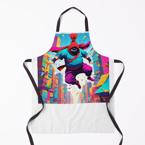 Item preview, Chubby Ninja Takes a Leap: Battle Begins designed and sold by MoonShroomPrint.