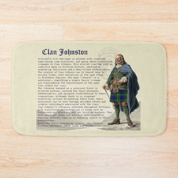Item preview, Clan Johnston Scottish History  designed and sold by BagTown Clans.