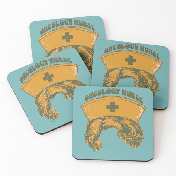 Item preview, Oncology Nurse Side Profile Retro Colors Vintage Aesthetic Nursing Appreciation Gift for her designed and sold by CORINNE W.