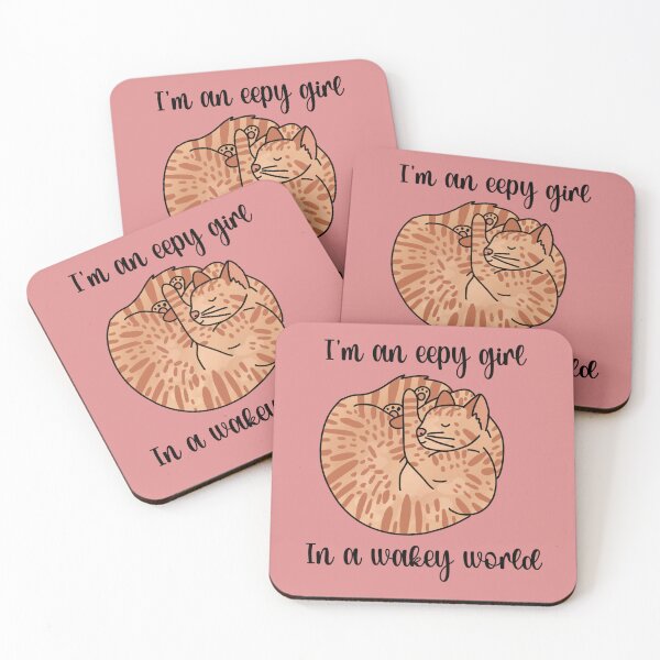 Item preview, I’m an eepy girl in a wakey world cat designed and sold by ScarletDesigns3.