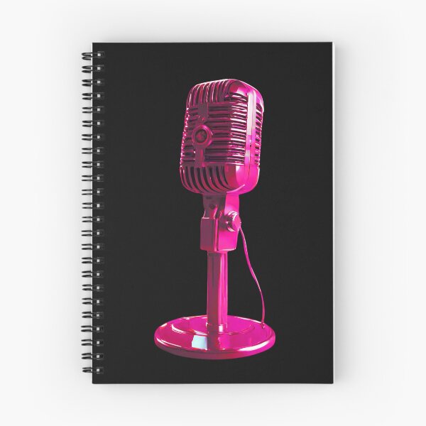 Item preview, Beautiful Pink Old Microphone designed and sold by Aquillashop.