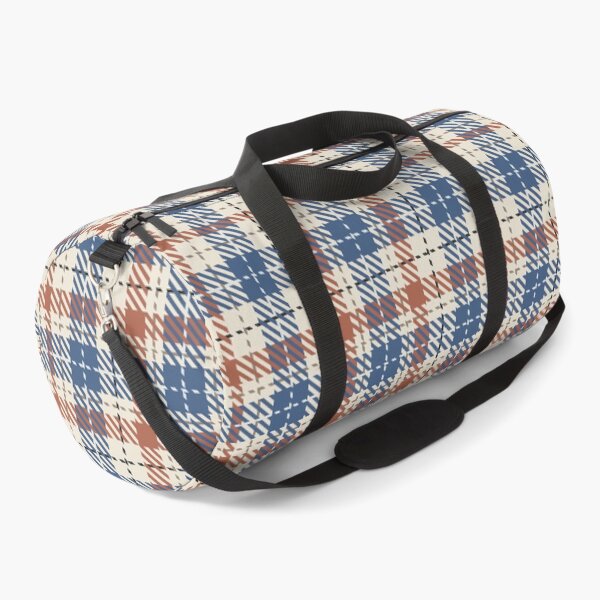 Item preview, Cozy Tartan Check Plaid - Blue and Brown designed and sold by Olena Kovalova Design.