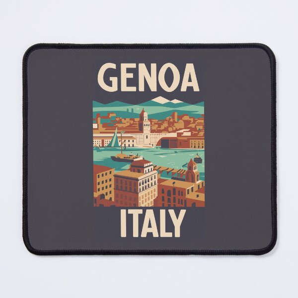 Item preview, A Vintage Travel Art of Genoa - Italy designed and sold by GoodOldVintage.