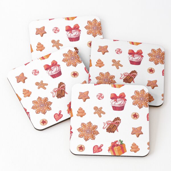 Item preview, Paquete de pegatinas de dulces navideños. Galletas de vacaciones, dulces, cynamon, árbol de año nuevo, estrella, nieve, corazón, presente, designed and sold by ElishasArt17.