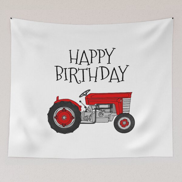 Item preview, Vintage Tractor Birthday Farmer Farming designed and sold by doodlerob.