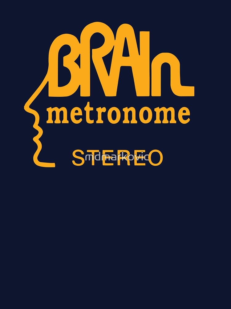 Thumbnail 7 of 7, Classic T-Shirt, Brain Records logo Krautrock orange designed and sold by mdmarkovic.