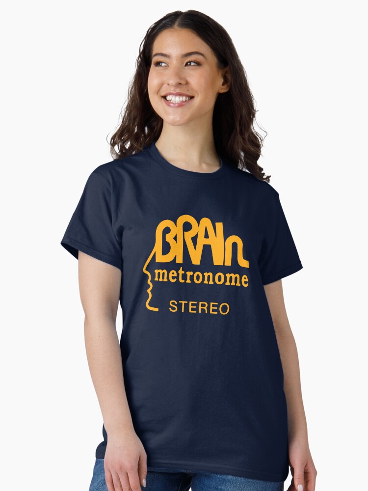 Thumbnail 1 of 7, Classic T-Shirt, Brain Records logo Krautrock orange designed and sold by mdmarkovic.