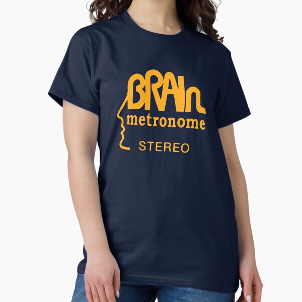 Vista previa del artículo con la obra «Logotipo de Brain Records Krautrock naranja», diseñado y vendido por analogue_rock.