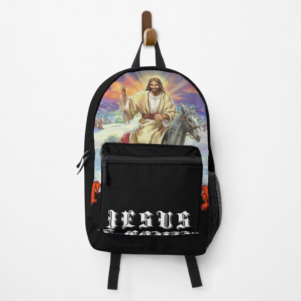 Item preview, Jesus on horse coming to town christian funny happy gifts designed and sold by thankful-loco.