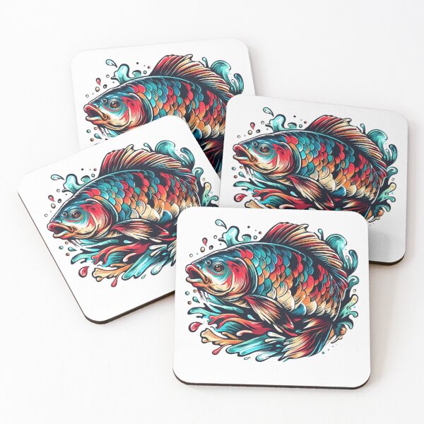 Item preview, Beautiful and stylish colorful carp designed and sold by Marcoshop10.