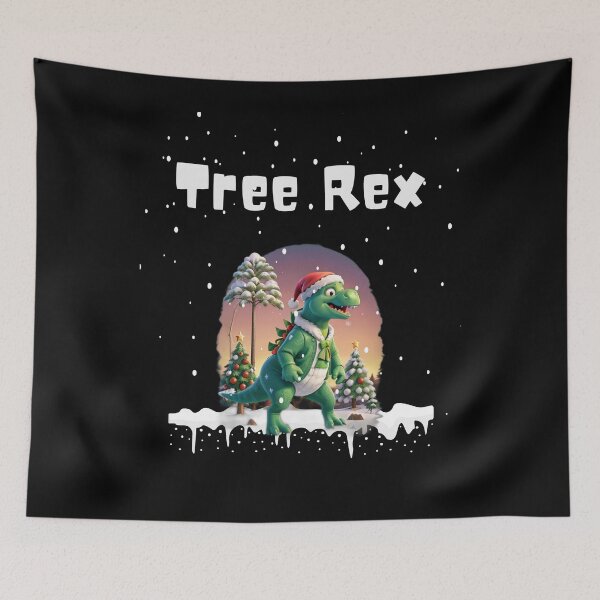 Item preview, Tree Rex Dinosaur Christmas Santa hat  designed and sold by Smix Pixels.