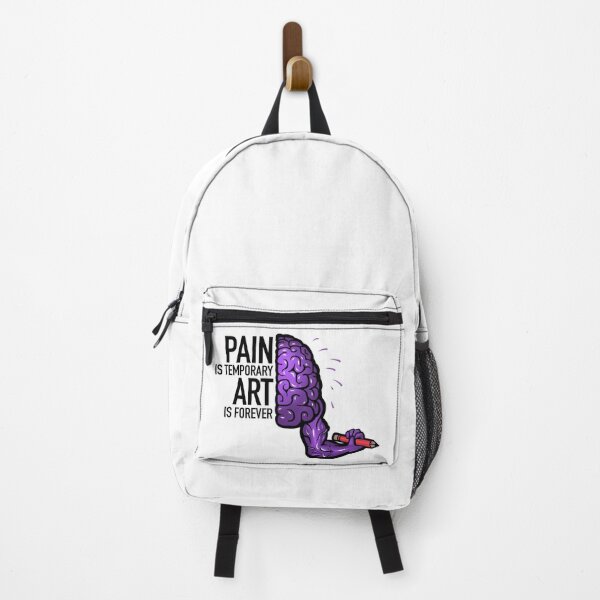 Item preview, Pain is temporary, Art is forever, purple designed and sold by EmyArt.