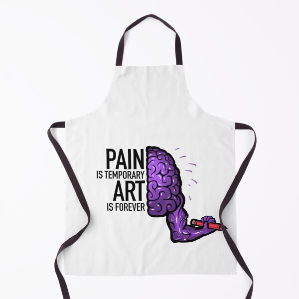 Item preview, Pain is temporary, Art is forever, purple designed and sold by EmyArt.