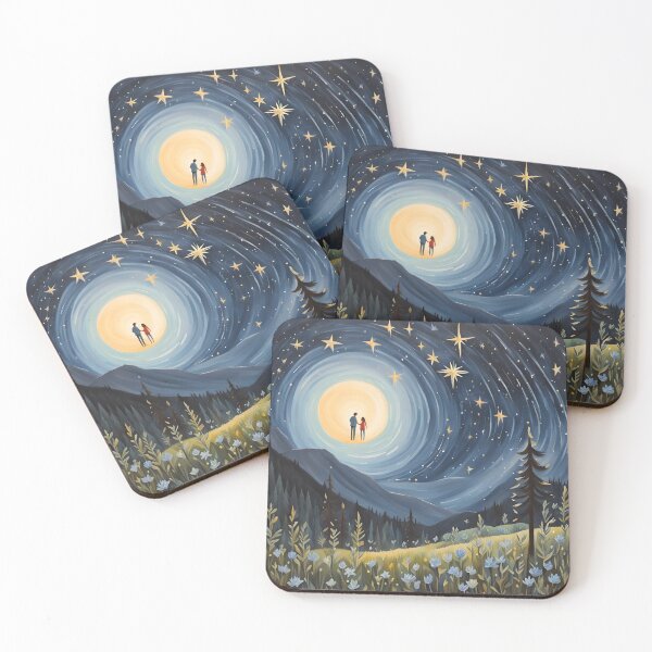 Item preview, Lovers Intertwined in the Starry Sky designed and sold by Jessica McFall.