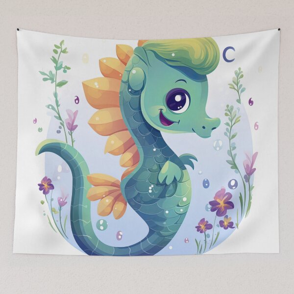 Item preview, Seahorse | cute style designed and sold by ComicsFactory.